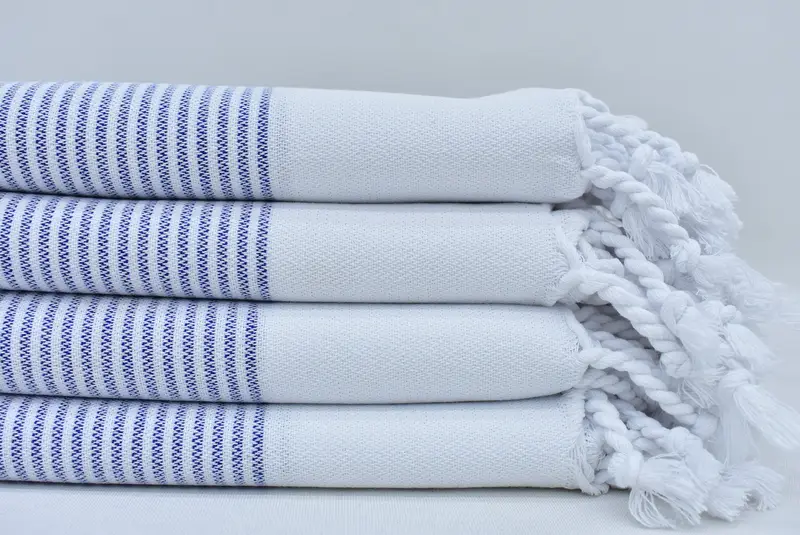 Home Gift, 40x18 Cotton Striped Towel, Personalized Dish Towel, Customized Turkish Towel, Small Bath Towels, Best Wedding Gift, Bathroom Towels - 1