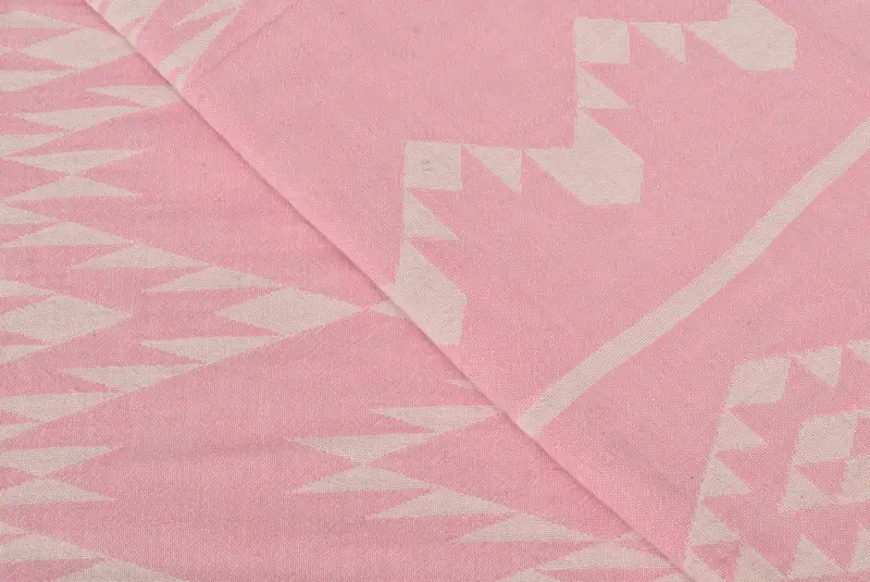 70x60 Cotton Geometric Towel, Custom Gift, Woven Blanket, Bedspread, Valentine Day Gift For Her, Bachelorette Gifts, First Wedding Anniversary Gift - 6