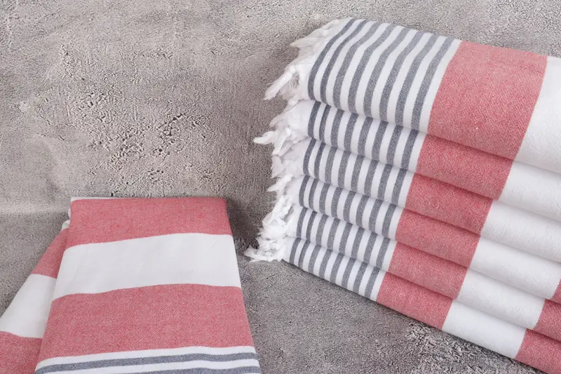 Bridesmaid Gifts Personalized, 68x36 Cotton Striped Terry Towel, Organic Turkish towel, Bachelorette Party Gifts Bridesmaids, Turkish beach towel - 2