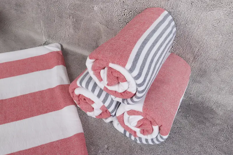 Bridesmaid Gifts Personalized, 68x36 Cotton Striped Terry Towel, Organic Turkish towel, Bachelorette Party Gifts Bridesmaids, Turkish beach towel - 8