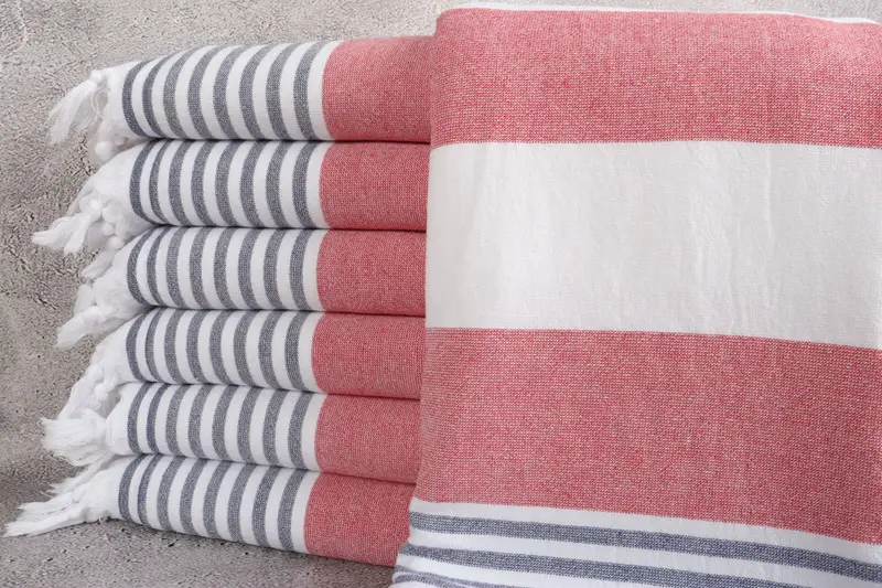 Bridesmaid Gifts Personalized, 68x36 Cotton Striped Terry Towel, Organic Turkish towel, Bachelorette Party Gifts Bridesmaids, Turkish beach towel - 1