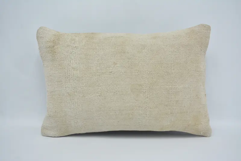 Farmhouse Cushion Cover, Pillow for Sofa, 16x24 White Pillow Cover, Kilim Pillow Cover, Interior Designer Pillow, Cushion, Authentic Pillow Sham - 1