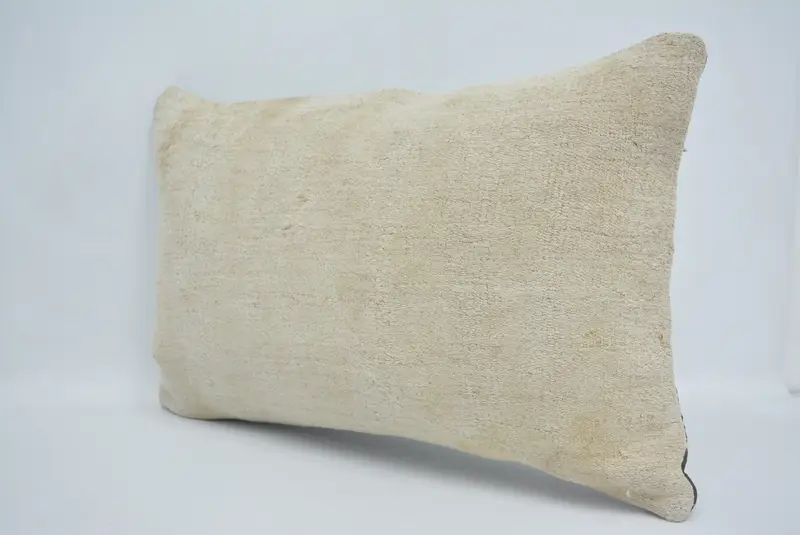 Farmhouse Cushion Cover, Pillow for Sofa, 16x24 White Pillow Cover, Kilim Pillow Cover, Interior Designer Pillow, Cushion, Authentic Pillow Sham - 4