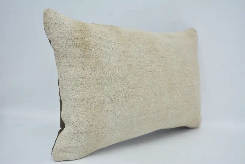 Farmhouse Cushion Cover, Pillow for Sofa, 16x24 White Pillow Cover, Kilim Pillow Cover, Interior Designer Pillow, Cushion, Authentic Pillow Sham - 3