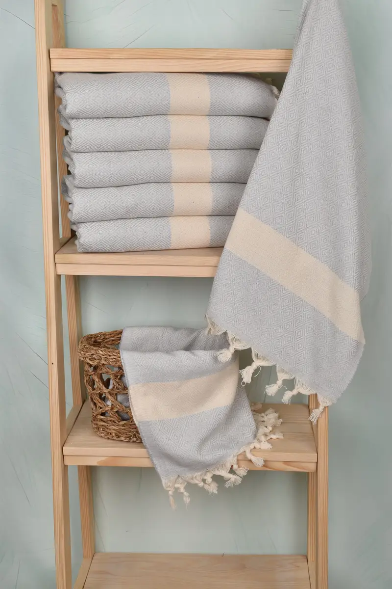Turkish Towel Hand Towel, Bulk Order Towel, Guest Towel, Bachelor Gifts, Personalized Kitchen Towel, Custom Hand Towel, 36x20 Cotton Diamond Towel - 3