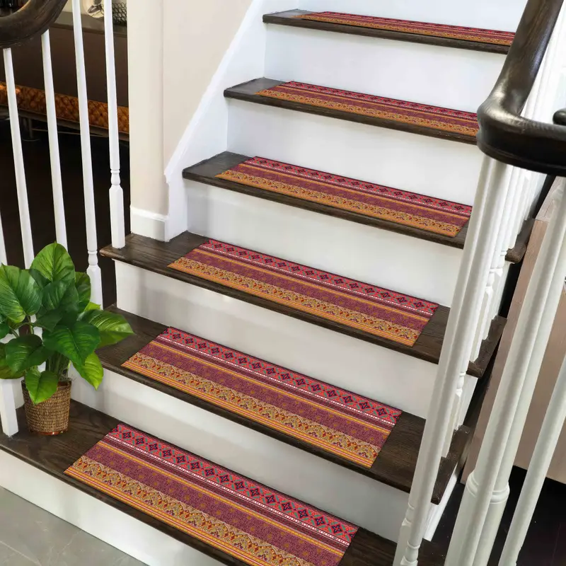 Geometric Ethnic Printed Rug: Modern Aztec & Navajo Designs