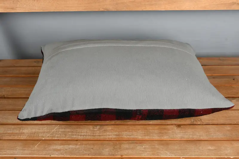 Pillow for Couch, Ikat Pillow, Ottoman Pillow, 16x24 Black Pillow Sham, Pillow, Kilim Cushion Sham, Interior Designer Pillow, Bright Pillow Sham - 3