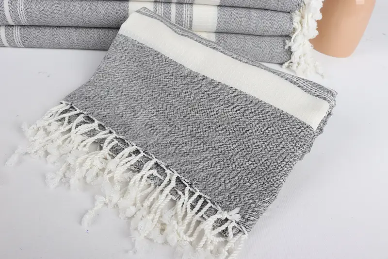 Lightweight Turkish towel, 60x38 Cotton Striped Towel, Spa Towel, Bachelor Bachelorette Party Favors, Bachelor Party Favors, Bridal Shower Favors - 4