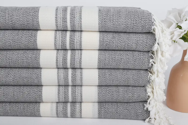 Lightweight Turkish towel, 60x38 Cotton Striped Towel, Spa Towel, Bachelor Bachelorette Party Favors, Bachelor Party Favors, Bridal Shower Favors - 3
