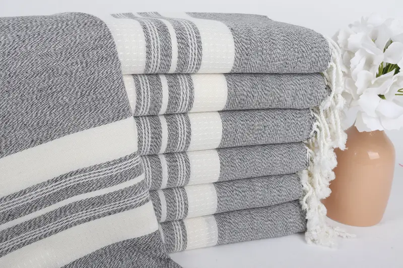 Lightweight Turkish towel, 60x38 Cotton Striped Towel, Spa Towel, Bachelor Bachelorette Party Favors, Bachelor Party Favors, Bridal Shower Favors - 1