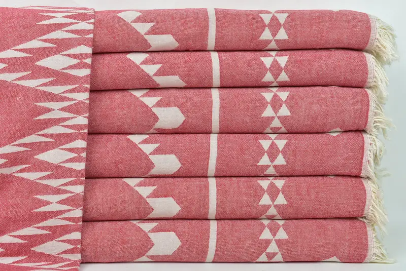 70x60 Cotton Geometric Towel, Boho Throw Blankets, Throw Blanket, Throw Blankets for Couch, Bachelorette Gifts, Beach Bachelorette Party Decorations - 2