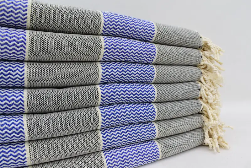 Lightweight Turkish towel, 70x36 Cotton Striped Towel, Turkish Towel Set, Personalized Gift, Valentines Gift, Personalized Towel, Organic Towel - 4