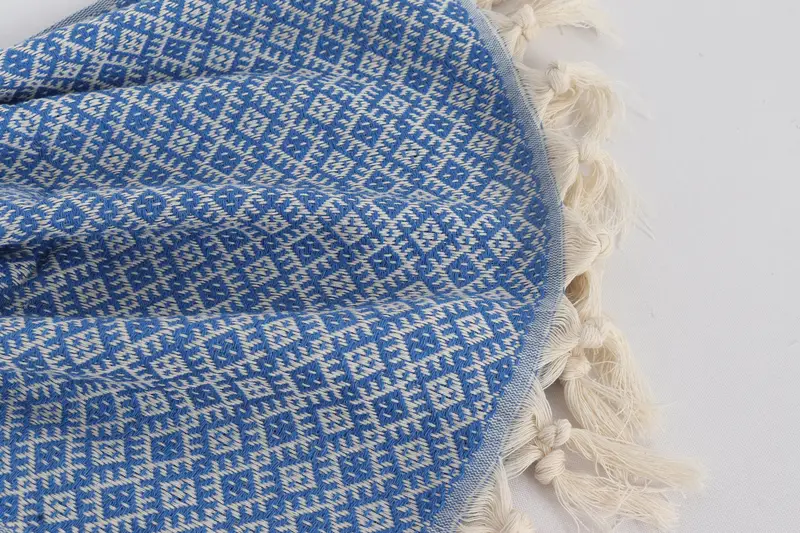 Turkish Towel Hand Towel, 38x20 Cotton Diamond Towel, Monogram Kitchen Towel, Girl Trip Party Favor, Small Bath Towels, Merry Christmas Gifts - 8