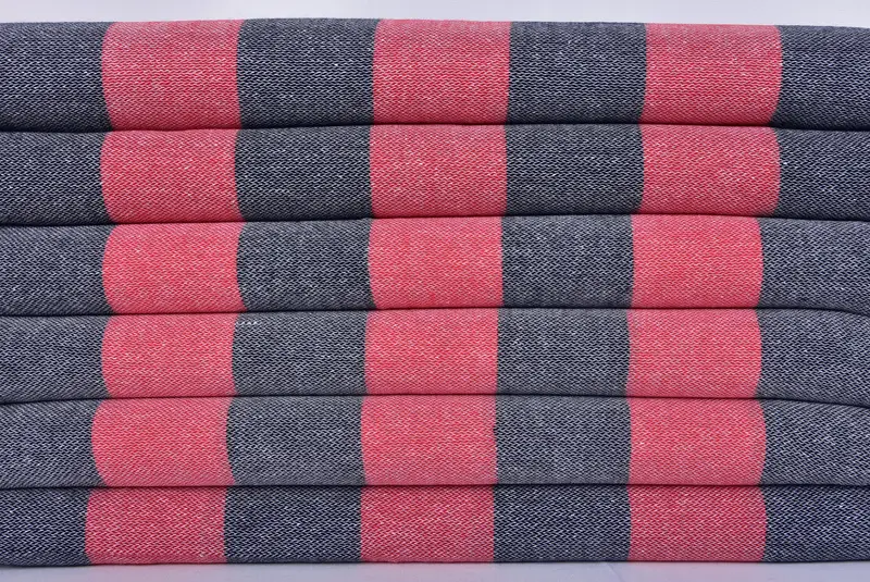 40x18 Pamuklu Çizgili Havlu, Kişiselleştirilmiş Hediye, Düğün Günü için Hediye, Türk El Havlusu, Özel Çay Havlusu, Nedime Hediyesi, Monogram El Havlusu - 2