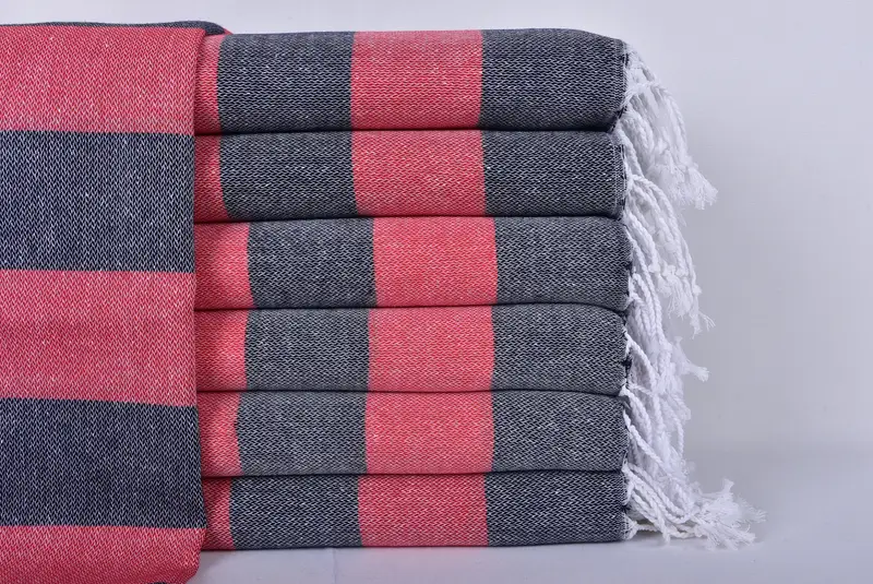 40x18 Pamuklu Çizgili Havlu, Kişiselleştirilmiş Hediye, Düğün Günü için Hediye, Türk El Havlusu, Özel Çay Havlusu, Nedime Hediyesi, Monogram El Havlusu - 1