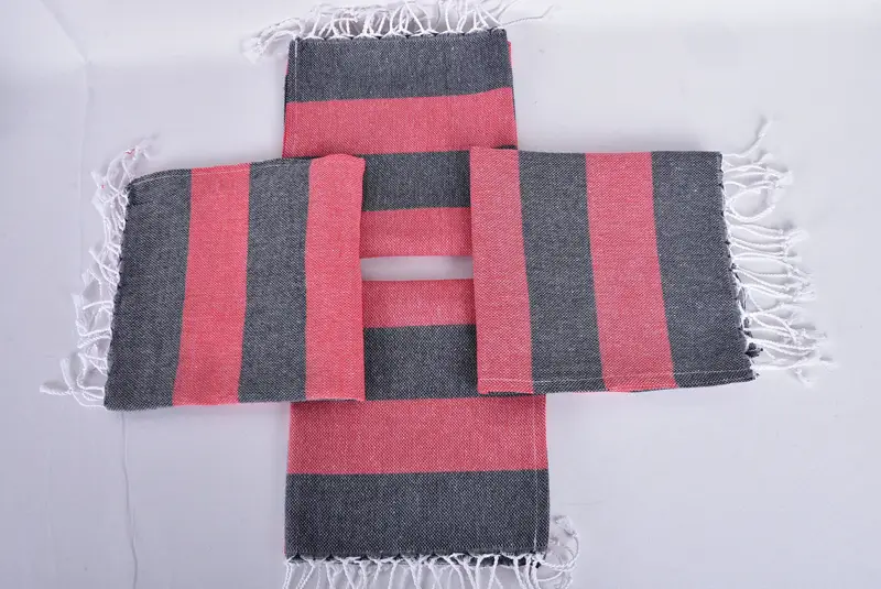 40x18 Pamuklu Çizgili Havlu, Kişiselleştirilmiş Hediye, Düğün Günü için Hediye, Türk El Havlusu, Özel Çay Havlusu, Nedime Hediyesi, Monogram El Havlusu - 6