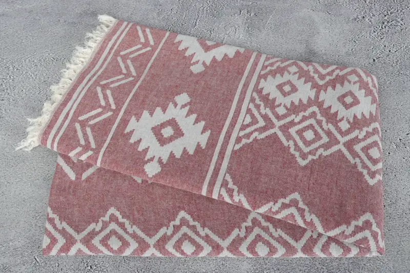 Spa Gift Towel, Bridal Shower Favors, 74x40 Cotton Geometric Towel, Bachelorette Party Favors Beach, Bridal Shower Gift, Turkish beach towel - 7