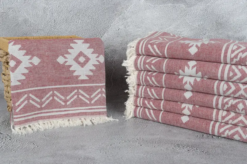 Spa Gift Towel, Bridal Shower Favors, 74x40 Cotton Geometric Towel, Bachelorette Party Favors Beach, Bridal Shower Gift, Turkish beach towel - 4