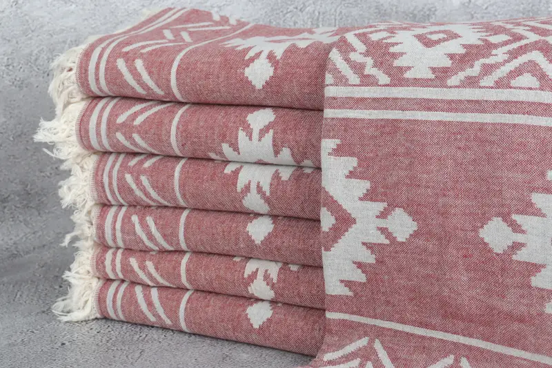 Spa Gift Towel, Bridal Shower Favors, 74x40 Cotton Geometric Towel, Bachelorette Party Favors Beach, Bridal Shower Gift, Turkish beach towel - 2