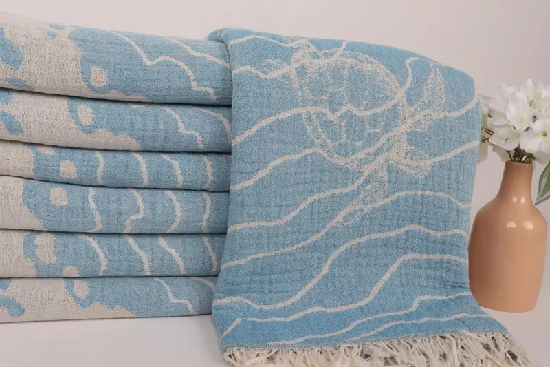 Spa Towel, Girls Weekend Getaways Gifts, Cotton towel, Spa Gift, Home Decor Gifts, Organic Turkish towel, 70x34 Cotton Animal Patterned Towel - 2