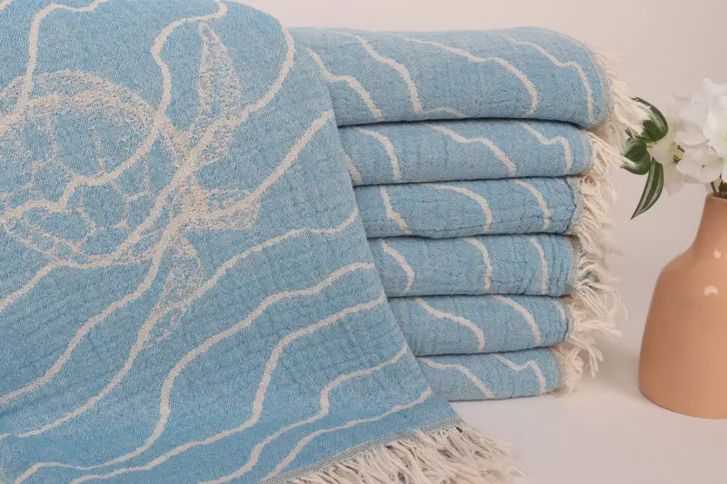 Spa Towel, Girls Weekend Getaways Gifts, Cotton towel, Spa Gift, Home Decor Gifts, Organic Turkish towel, 70x34 Cotton Animal Patterned Towel - 3