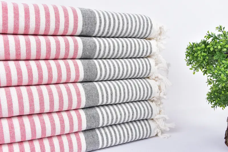 68x40 Cotton Striped Terry Towel, Bridesmaid Gifts Personalized, Gift For Her, Bridesmaid Gift Towel, Bachelor Bachelorette Party Favors - 2