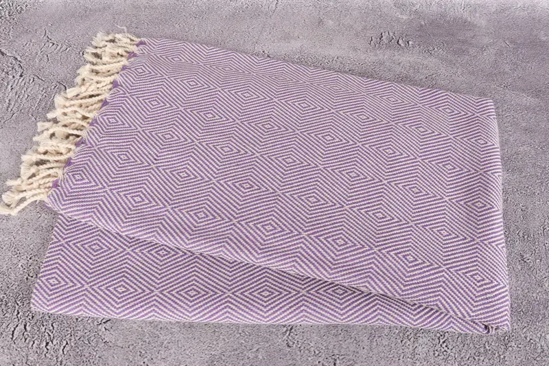 Embroidered Beach Towel, Boyfriend Christmas Gift, Turkish towel, 70x40 Cotton Diamond Towel, Personalized Turkish Towel, Sand-resistant towel - 6