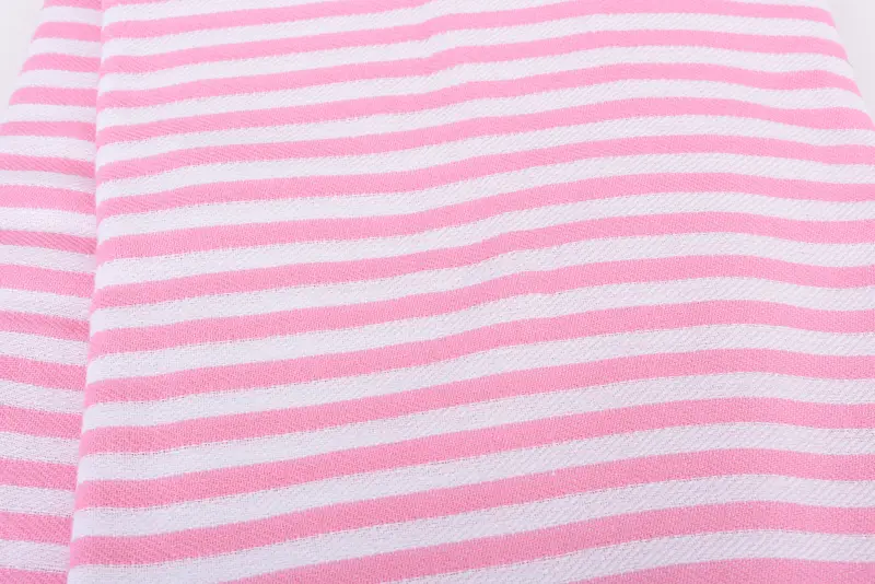 104x76 Cotton Striped Towel, Bachelorette Gifts, Bedspread, Baby Boy Gift, Wedding Favors, Shower Curtain, Best Friend Wedding Gift, Organic Throw - 4