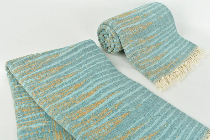 Organic cotton peshtemal for spa and beach, Wedding Gift, Bridal Shower Gift, Welcome Wedding Gift, 70x40 Cotton Patterned Towel, Wedding Favors - 8