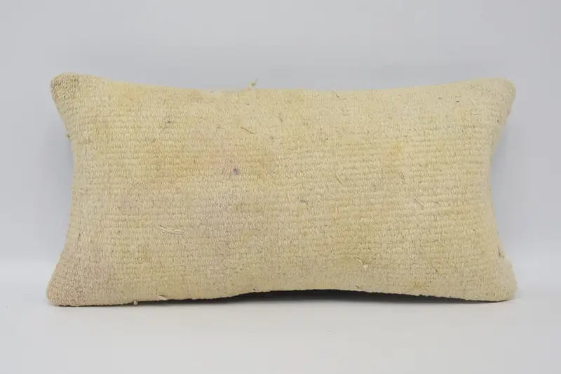 Throw Antique Cushion, Thanksgiving Gift 20x40 cm Art Deco Beige Pillowcase - 1