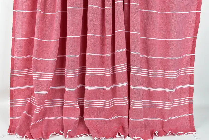 96x80 Cotton Striped Towel, Decorative Blanket, Custom Blanket, Family Gift Basket, Bridesmaid Gift, Turkish Towel Beach Blanket, Monogram Blanket - 16
