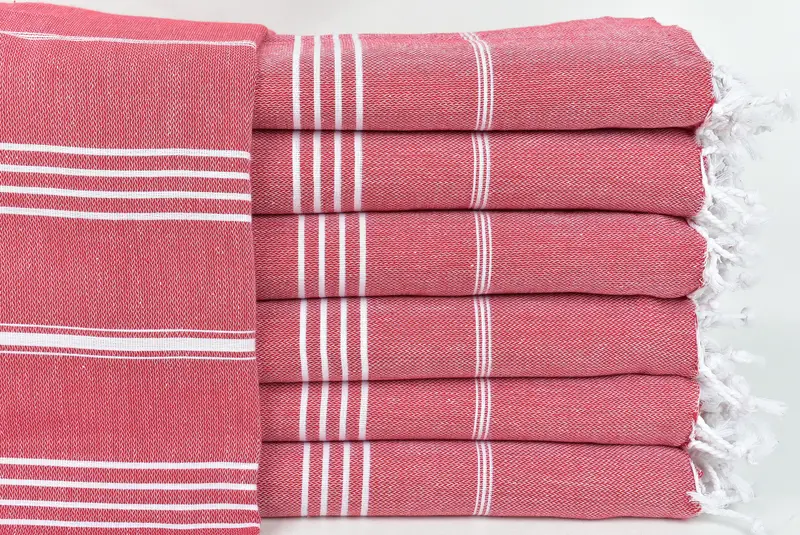 96x80 Cotton Striped Towel, Decorative Blanket, Custom Blanket, Family Gift Basket, Bridesmaid Gift, Turkish Towel Beach Blanket, Monogram Blanket - 1