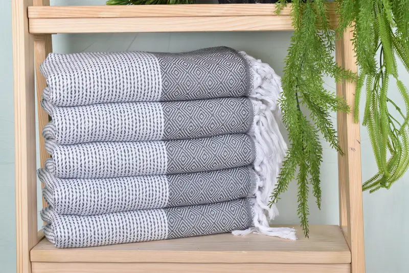70x40 Cotton Diamond Towel, Gym Towel, Hammam towel, Absorbent towel, Best Friend Gift Ideas, Monogrammed Beach Towel, Monogram Turkish Bath Towel - 1