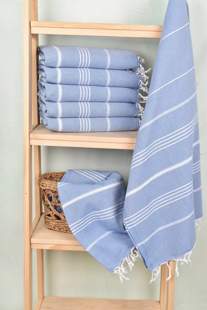 Oversized Beach Towel, 70x40 Cotton Striped Towel, Pool Towels, Bridal Shower Favors, House Warming Gift, Hammam towel, Monogrammed Beach Towel - 3