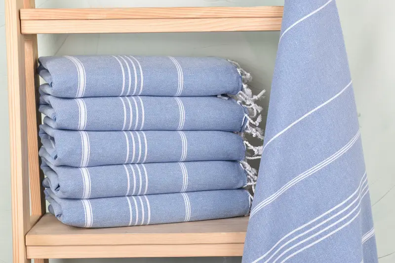 Oversized Beach Towel, 70x40 Cotton Striped Towel, Pool Towels, Bridal Shower Favors, House Warming Gift, Hammam towel, Monogrammed Beach Towel - 2