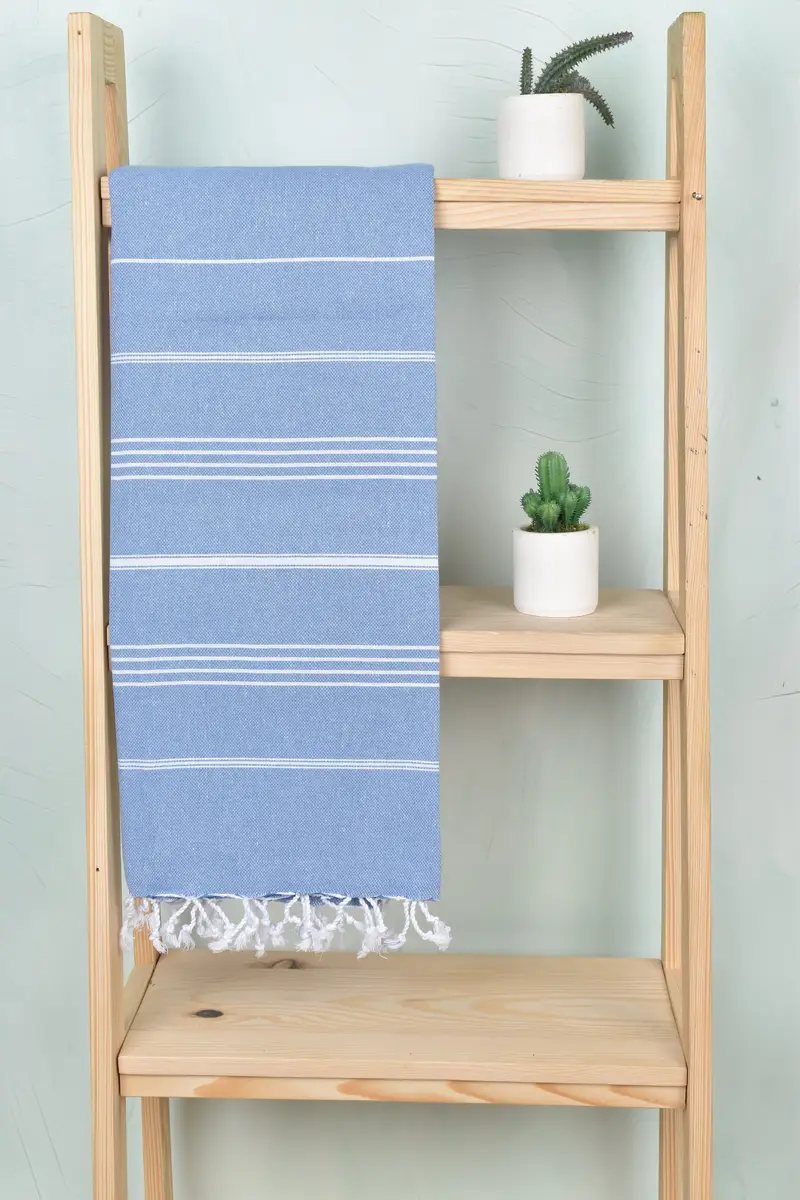 Oversized Beach Towel, 70x40 Cotton Striped Towel, Pool Towels, Bridal Shower Favors, House Warming Gift, Hammam towel, Monogrammed Beach Towel - 8