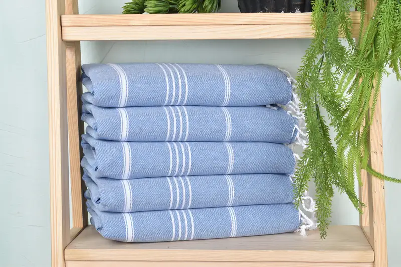 Oversized Beach Towel, 70x40 Cotton Striped Towel, Pool Towels, Bridal Shower Favors, House Warming Gift, Hammam towel, Monogrammed Beach Towel - 1