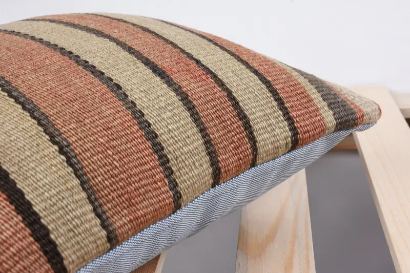 12x12 Brown Cushion Cover, Boho Throw Pillow Case, Antique Pillows, Pillow for Sofa, Pillow Sham, Pillow for Couch, Southwestern Cushion - 7