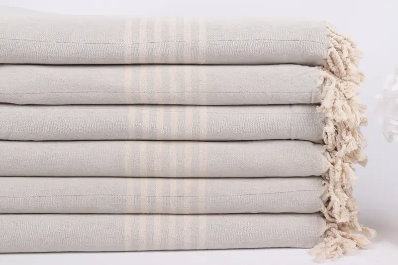 Gift Boxes Towel, Personalized Towel, Beach Theme Wedding Gift, Oversized Beach Towel, 70x40 Linen Striped Towel, Beach towel, Turkish beach towel - 3