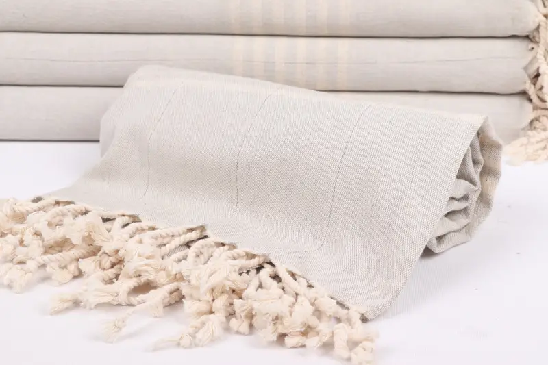 Gift Boxes Towel, Personalized Towel, Beach Theme Wedding Gift, Oversized Beach Towel, 70x40 Linen Striped Towel, Beach towel, Turkish beach towel - 4