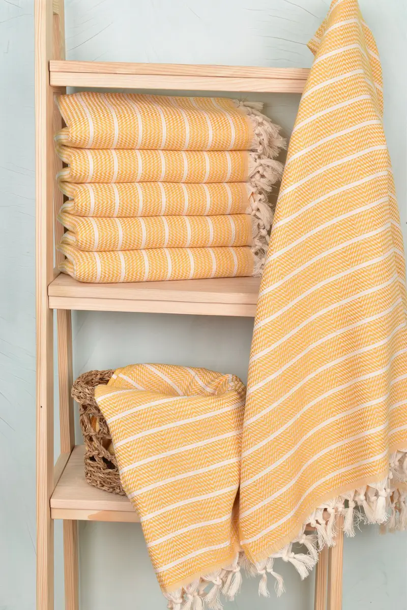Custom Bath Towel, Beach towel, Gift For Boyfriend, Bridemaids Beach Towel, Large Turkish Towel, 70x40 Cotton Striped Towel, Lightweight towel - 3