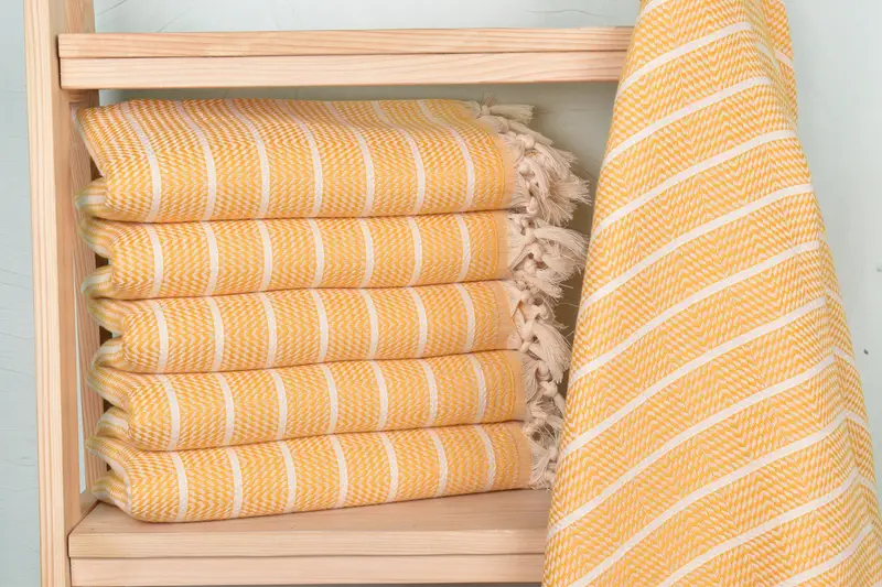 Custom Bath Towel, Beach towel, Gift For Boyfriend, Bridemaids Beach Towel, Large Turkish Towel, 70x40 Cotton Striped Towel, Lightweight towel - 2