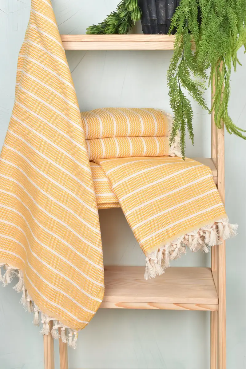 Custom Bath Towel, Beach towel, Gift For Boyfriend, Bridemaids Beach Towel, Large Turkish Towel, 70x40 Cotton Striped Towel, Lightweight towel - 6