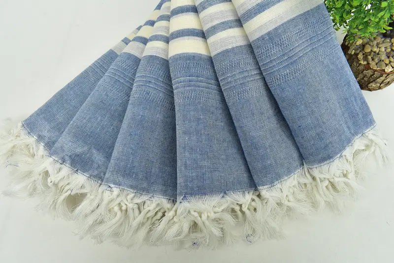 Regalo de dama de honor personalizado, toalla a rayas de algodón 68x40, regalo conmemorativo, toalla de boda, toalla de verano, toalla de algodón orgánico, toalla de baño, regalo de boda - 4