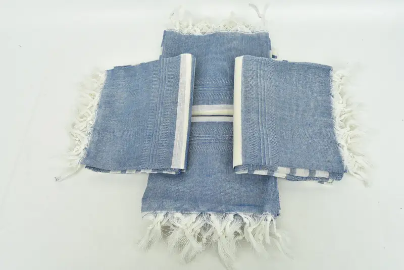 Regalo de dama de honor personalizado, toalla a rayas de algodón 68x40, regalo conmemorativo, toalla de boda, toalla de verano, toalla de algodón orgánico, toalla de baño, regalo de boda - 6