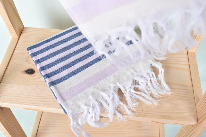 Bridal Shower Gifts, Kids Beach Towel, Large Turkish Towel, Oversized Beach Towel, 68x40 Cotton Striped Towel, Sand-resistant towel, Thin towel - 4