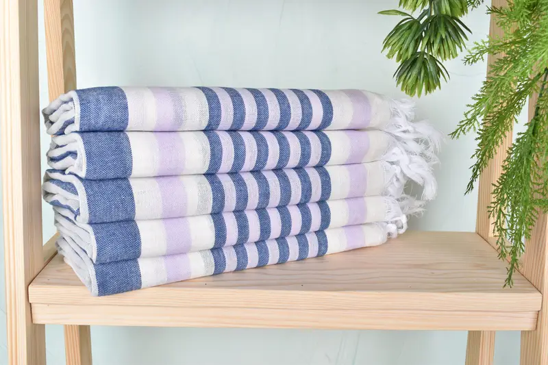Bridal Shower Gifts, Kids Beach Towel, Large Turkish Towel, Oversized Beach Towel, 68x40 Cotton Striped Towel, Sand-resistant towel, Thin towel - 2