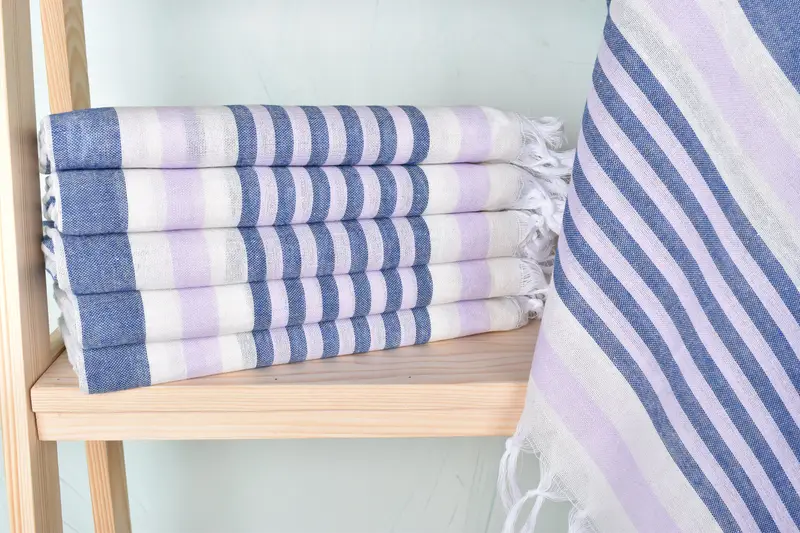 Bridal Shower Gifts, Kids Beach Towel, Large Turkish Towel, Oversized Beach Towel, 68x40 Cotton Striped Towel, Sand-resistant towel, Thin towel - 1