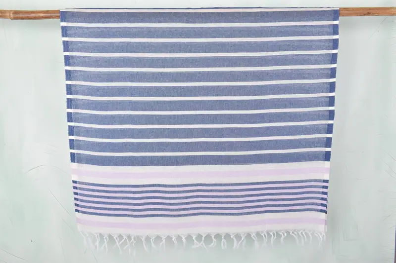 Bridal Shower Gifts, Kids Beach Towel, Large Turkish Towel, Oversized Beach Towel, 68x40 Cotton Striped Towel, Sand-resistant towel, Thin towel - 8
