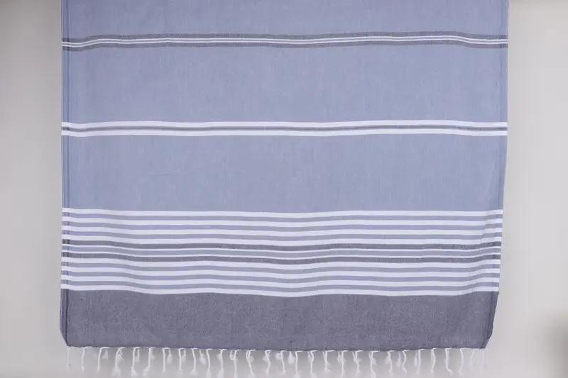 Thin towel, Bachelorette Party Favors, 68x40 Cotton Striped Towel, Unique Wedding Gift, Pool Towels, Bridal Shower Gift, Embroidery Towels - 7